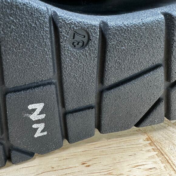 Free People Black Platform Ankle Boots - Picture 7 of 9